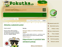 Tablet Screenshot of pokutka.sk